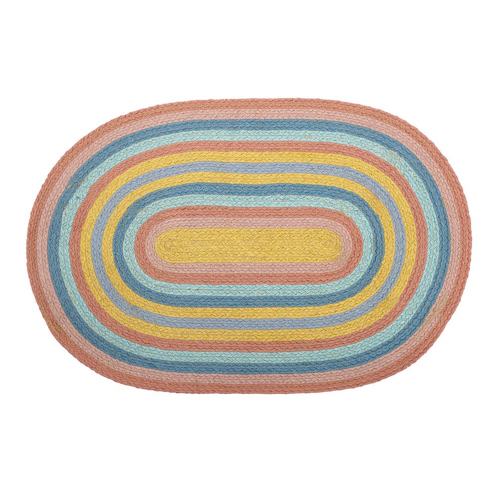 Jutový koberec Bloomingville Mini Rainbow, 50 x 75 cm v:1345087