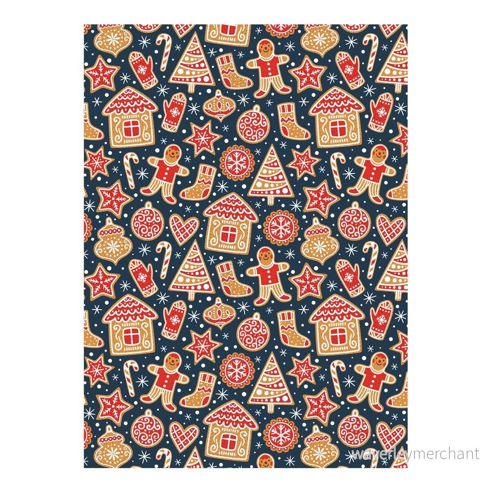 5 archů balícího papíru eleanor stuart Christmas Cookies, 50 x 70 cm v:1444381 5 archů balícího papíru eleanor stuart Christmas Cookies, 50 x 70 cm v:1444381