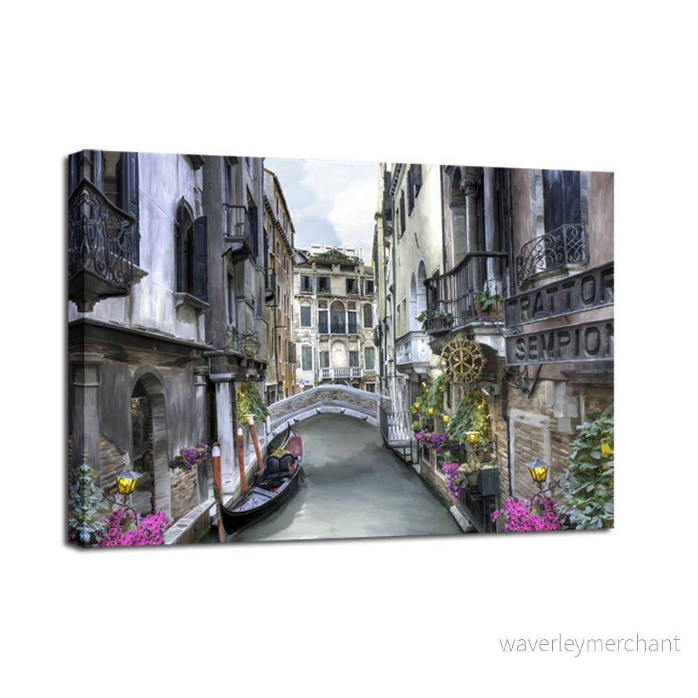 Obraz Styler Canvas Watercolor Venice, 75 x 100 cm v:1144944