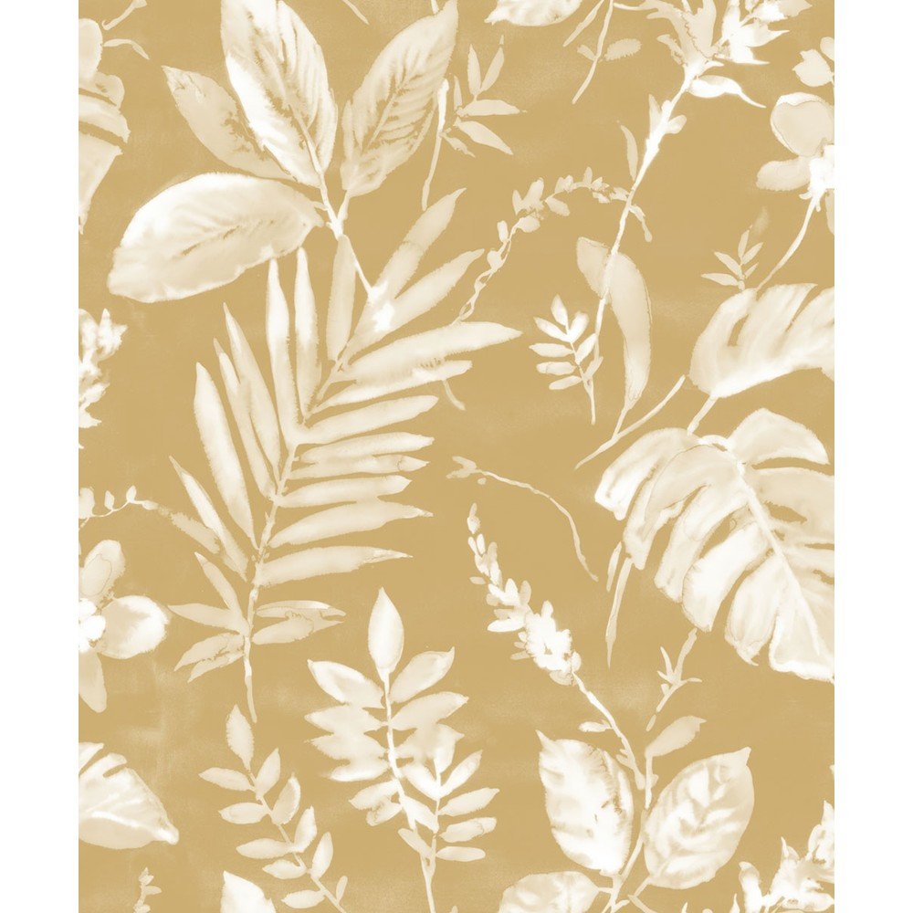 Vliesová tapeta 10 m x 53 cm Ochre Leaves – Vavex v:1464218