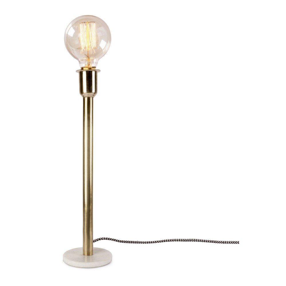 Stolní lampa s bílou mramorovou základnou HF Living Chandelier, výška 46 cm v:758312
