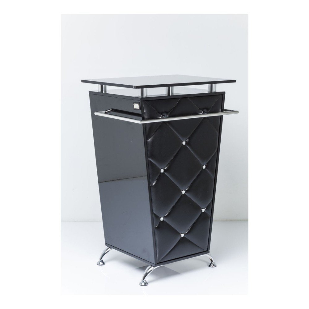 Černá barová skříňka Kare Design Rockstar v:982302
