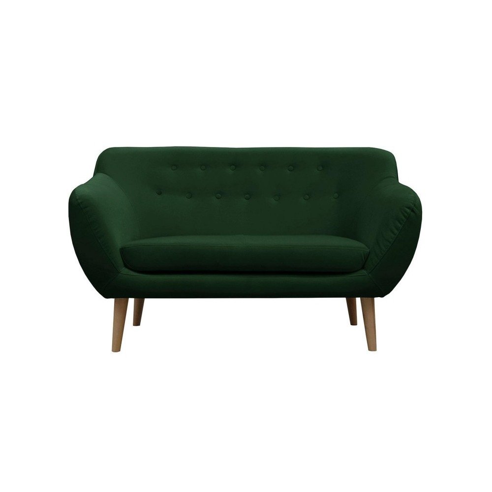 Tmavě zelená pohovka JohnsonStyle Luna French Velvet v:1283912
