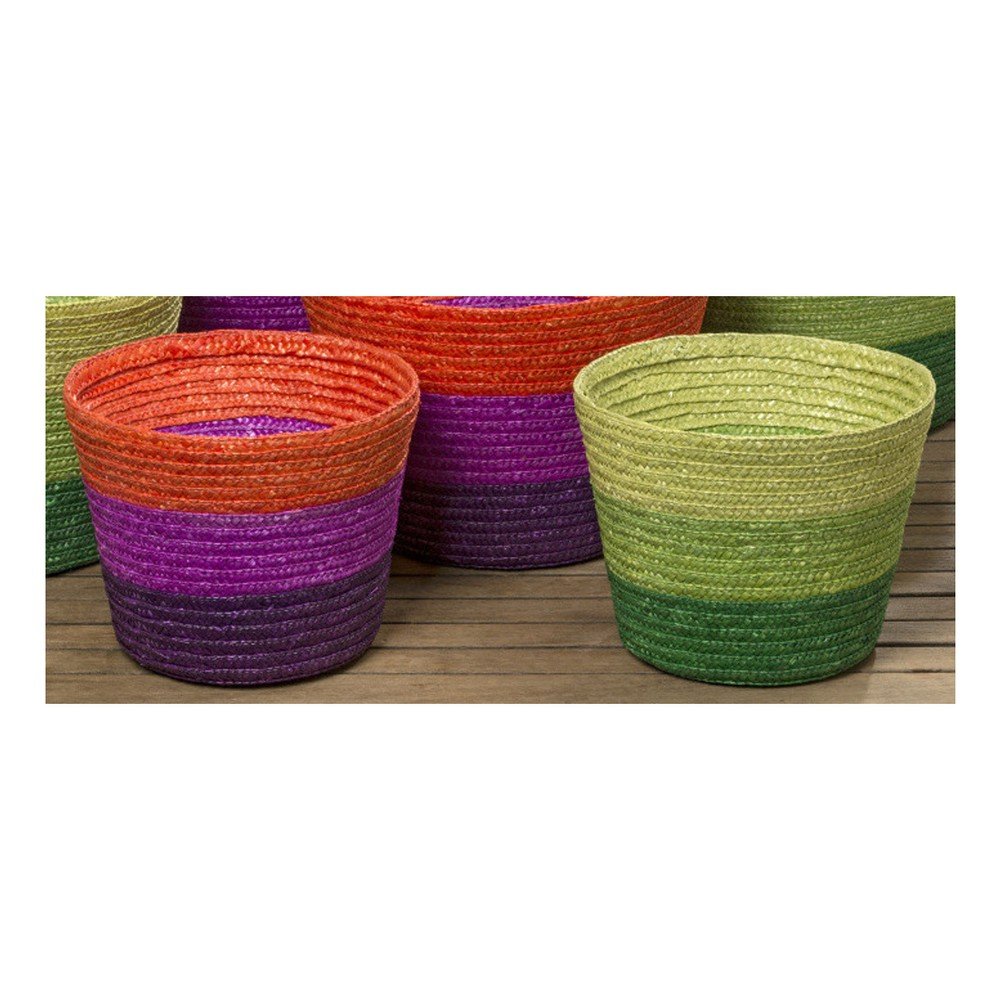 Sada 2 slaměných košíků Boltze Straw, Ø 35 cm v:787782
