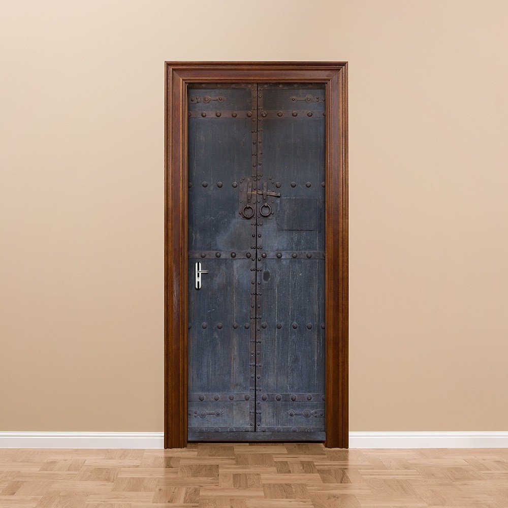 Adhezivní samolepka na dveře Ambiance Medieval Door, 83 x 204 cm v:1311524