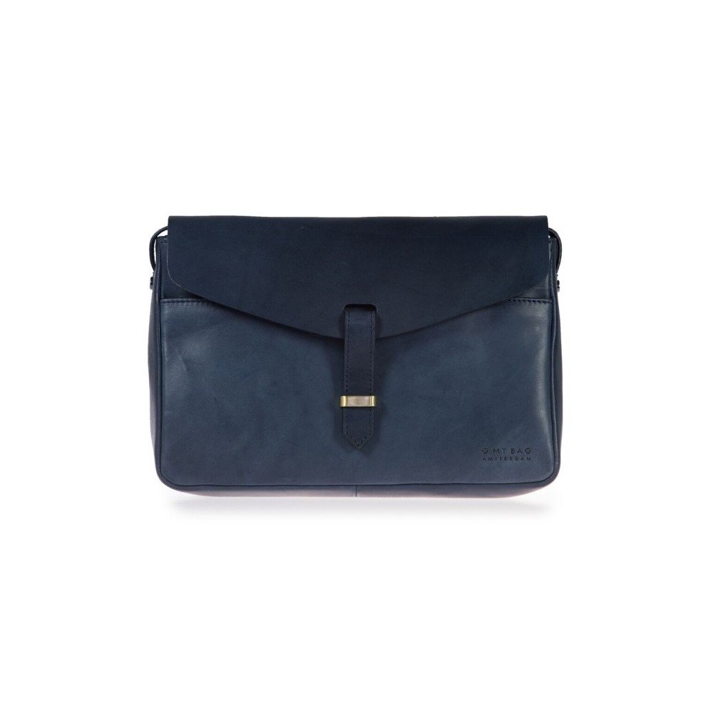 Tmavě modré kožené maxi psaníčko O My Bag Ally v:1047376
