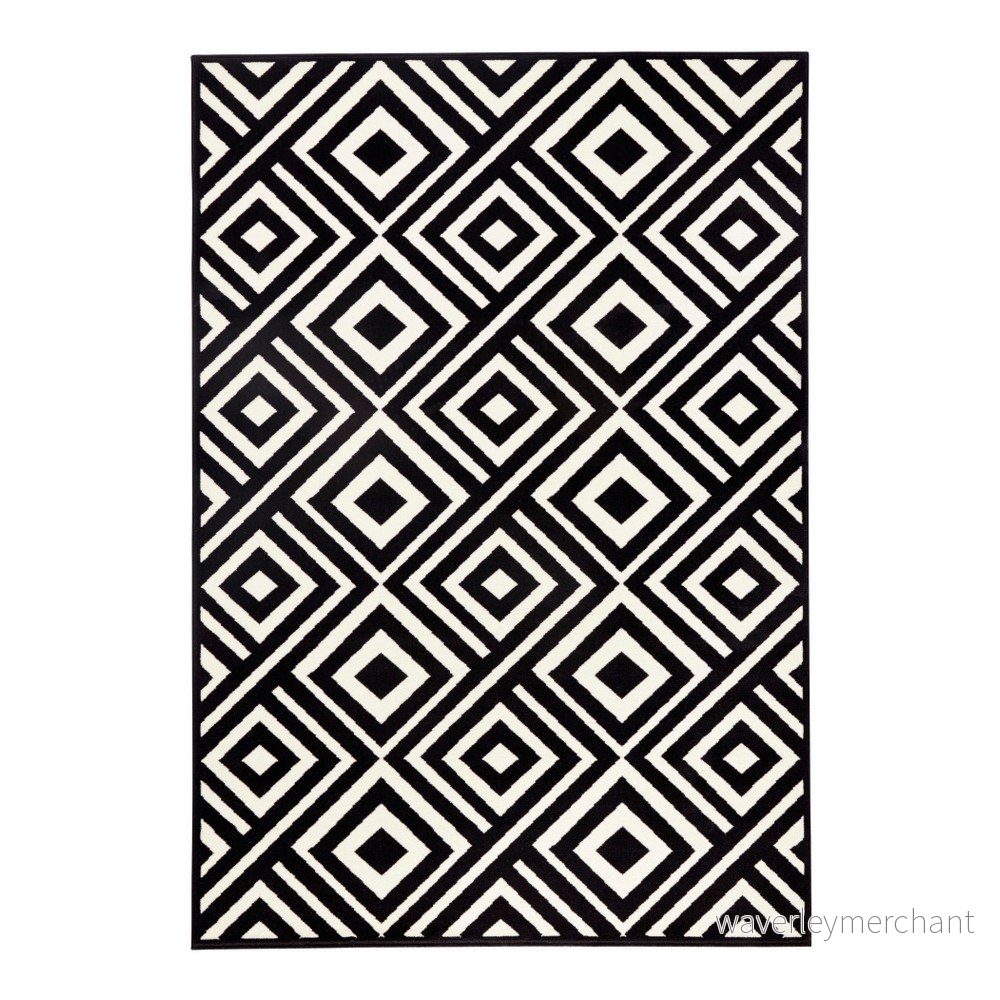 Černo-bílý koberec Zala Living Art, 70 x 140 cm v:813424