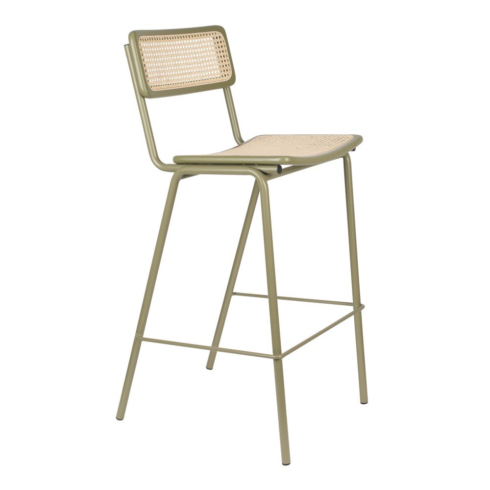 Zelené ratanové barové židle v sadě 2 ks 106 cm Jort v:1469284