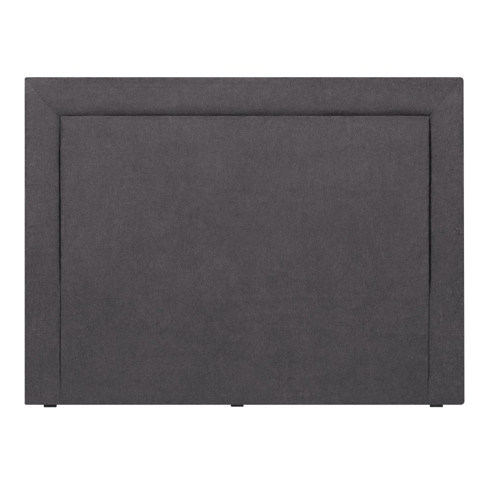 Tmavě šedé čelo postele Mazzini Sofas Ancona, 200 x 120 cm v:961990