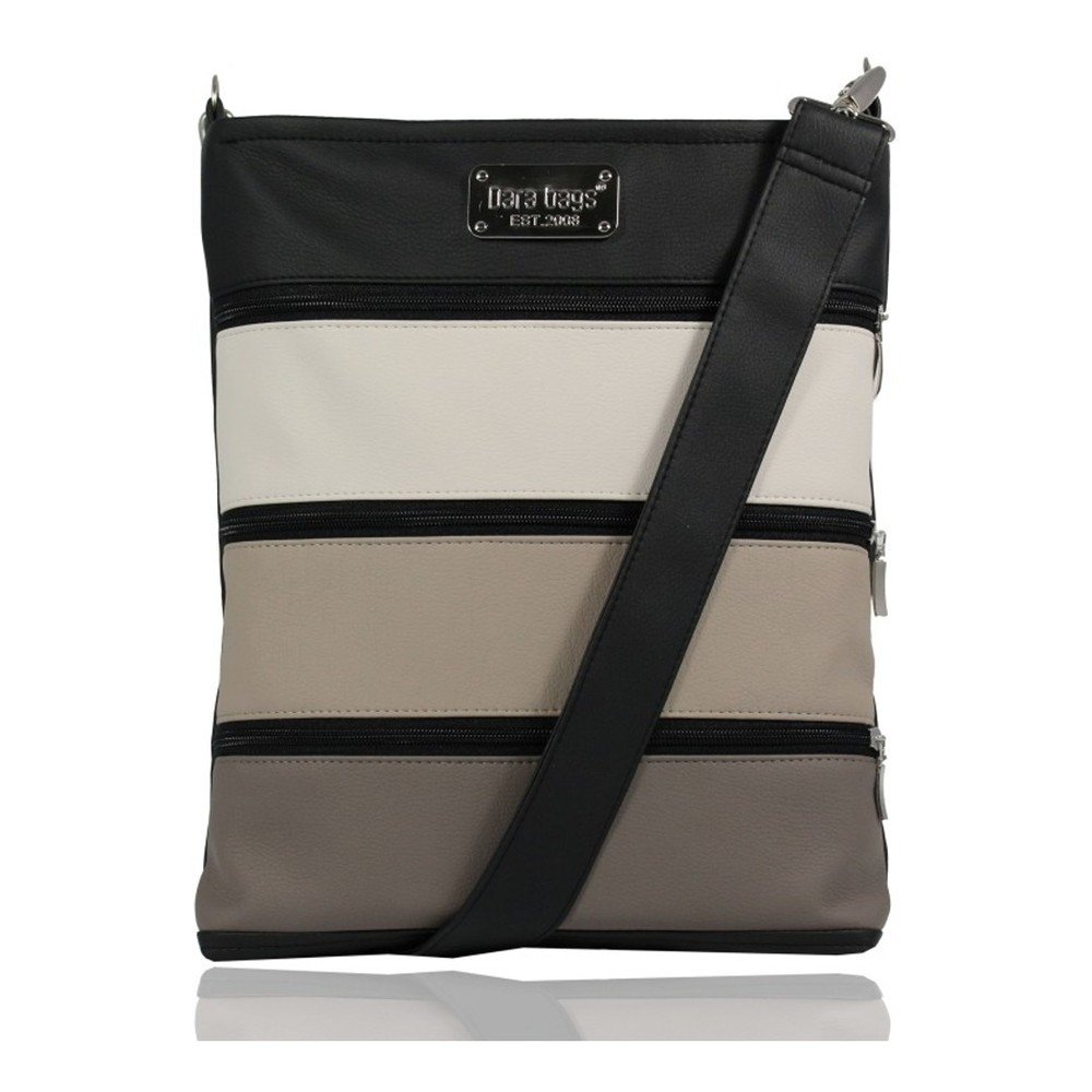 Hnědo-černá kabelka Dara bags Dariana Big No.243 v:1163570