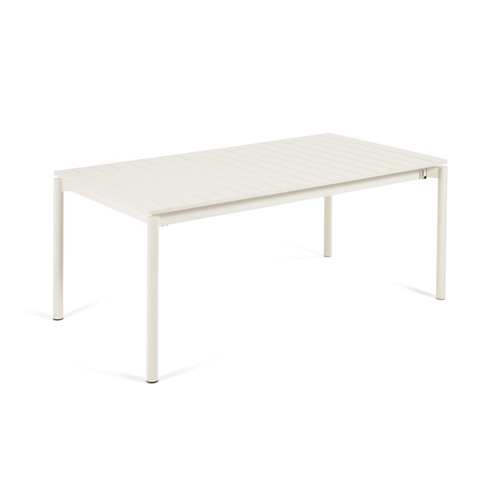 Bílý hliníkový zahradní stůl Kave Home Zaltana, 180 x 100 cm v:1429983