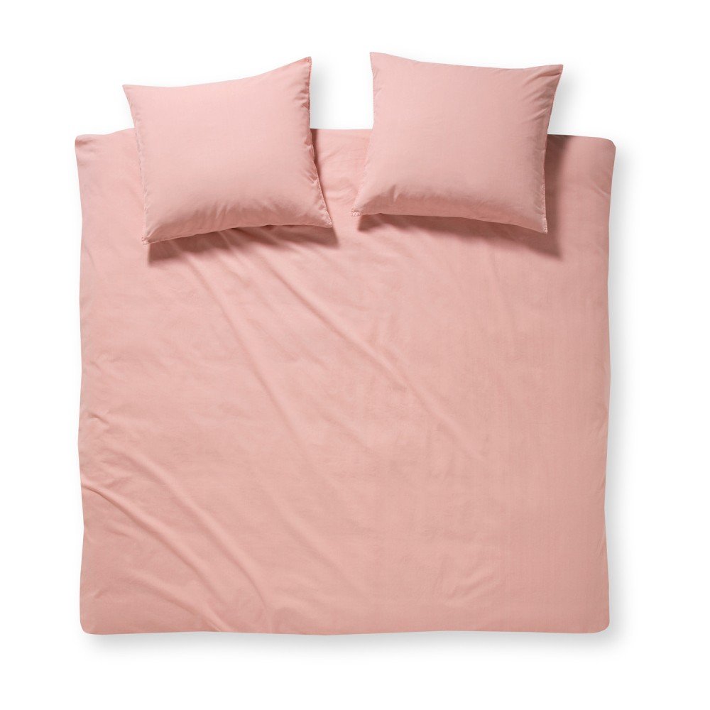 Růžové bavlněné povlečení na dvoulůžko Damai Beat Blush, 200 x 260 cm v:1009912