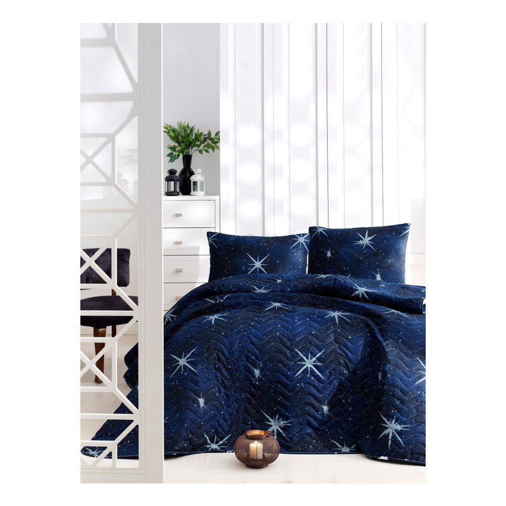 Set přehozu přes postel a povlaku na polštář Lura Calissa, 160 x 220 cm v:1217208