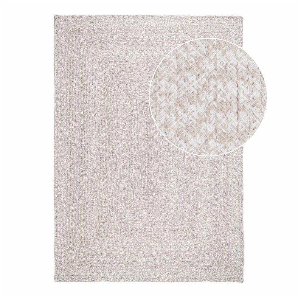 Krémový venkovní koberec z recyklovaných vláken 200x300 cm Menorca – House Nordic v:1697530