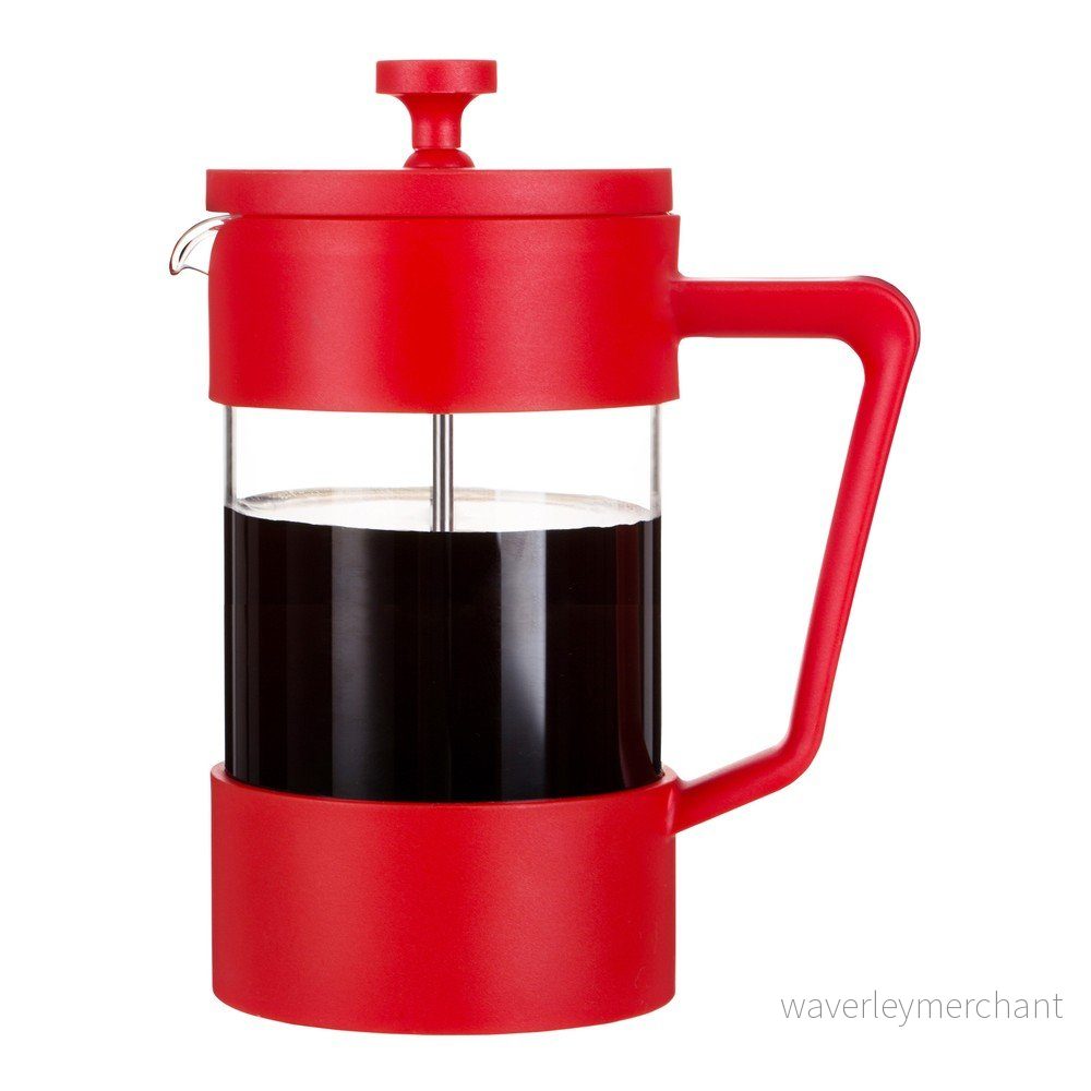 Červený french press Café Olé Cafetiere, 0,6l v:698570