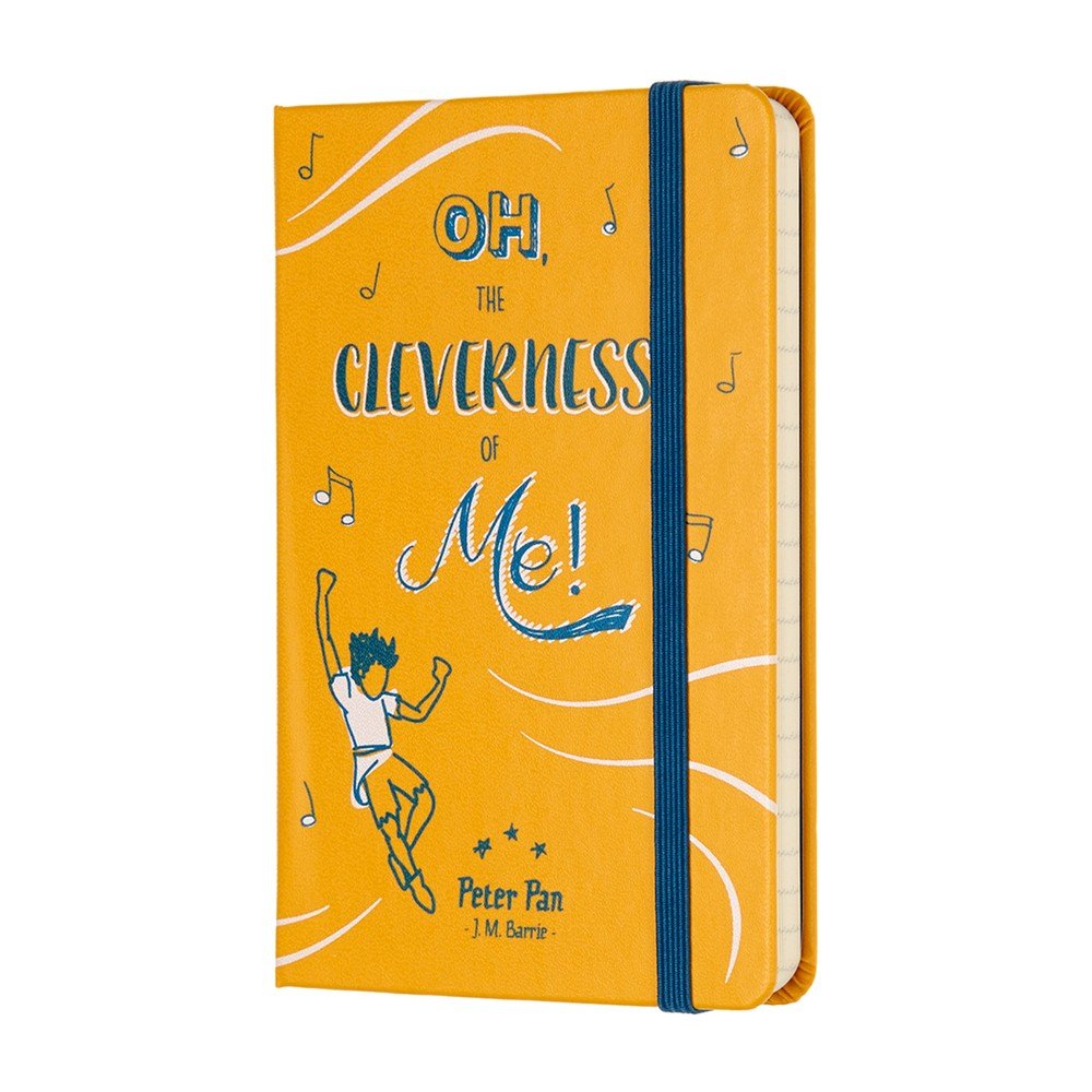 Žlutý linkovaný zápisník v pevné vazbě Moleskine Peter Pan, 192 stran v:1331628