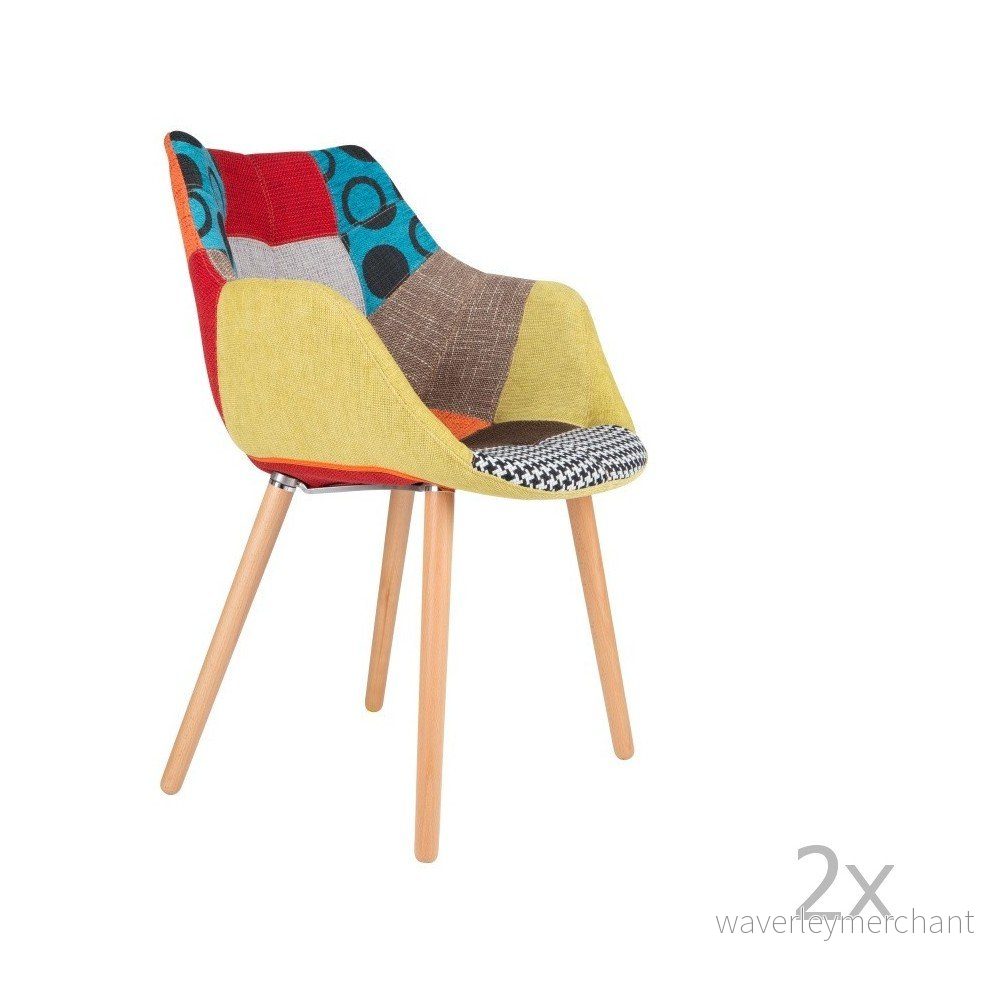 Sada 2 židlí Zuiver Twelve Patchwork v:967274