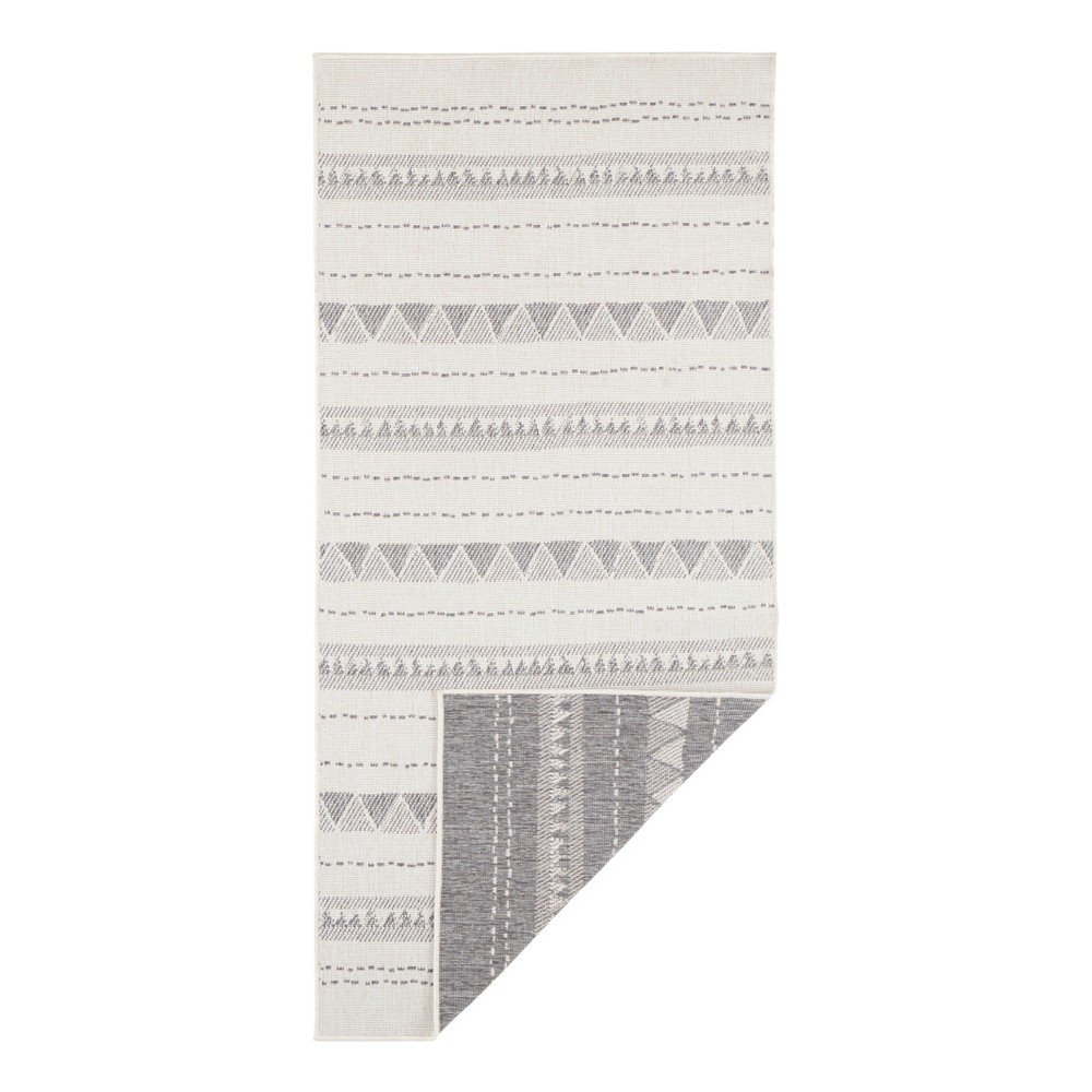 Šedo-krémový venkovní koberec NORTHRUGS Bahamas, 80 x 350 cm v:1228246