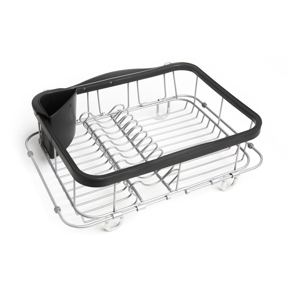 Černý ocelový odkapávač 37x29 cm Sinkin – Umbra v:1715760