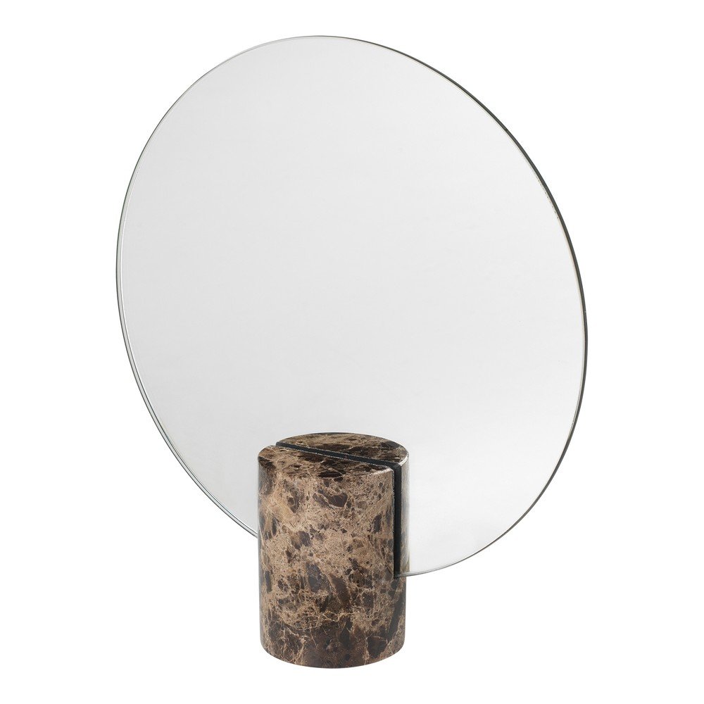 Zrcátko s hnědým mramorovým podstavcem Blomus Marble v:1359789