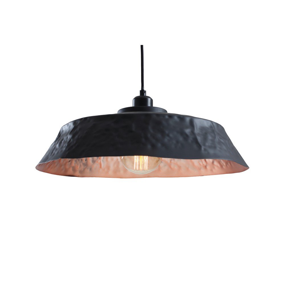 Černé závěsné světlo Custom Form Ador Flat, průměr 25 cm v:896106