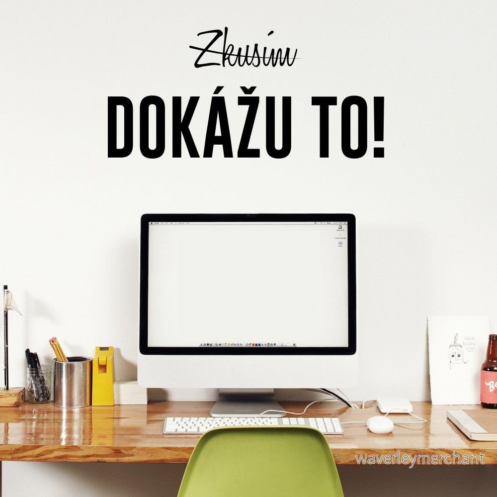 Samolepka na stěnu Wallvinil Dokážu to v:714584
