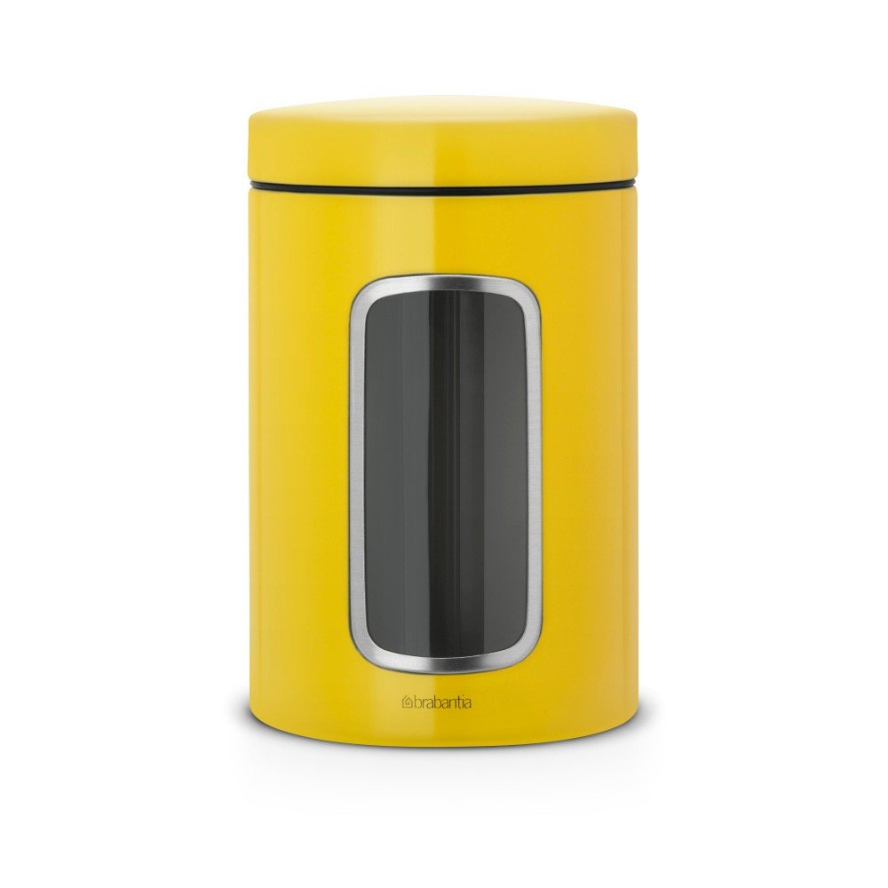 Žlutá ocelová dóza Brabantia, 1,4 l v:1113878
