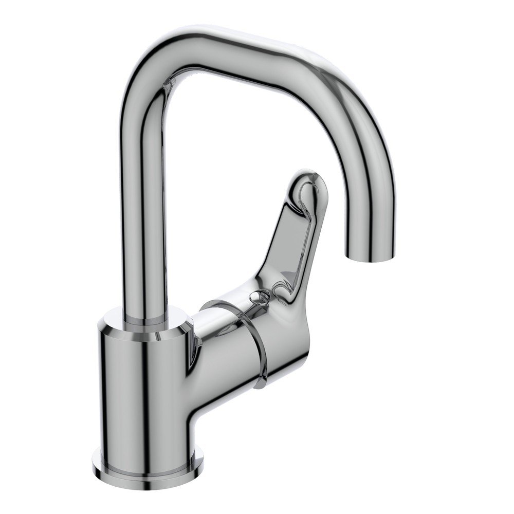 Umyvadlová baterie v leskle stříbrné barvě Alpha – Ideal Standard v:1648180