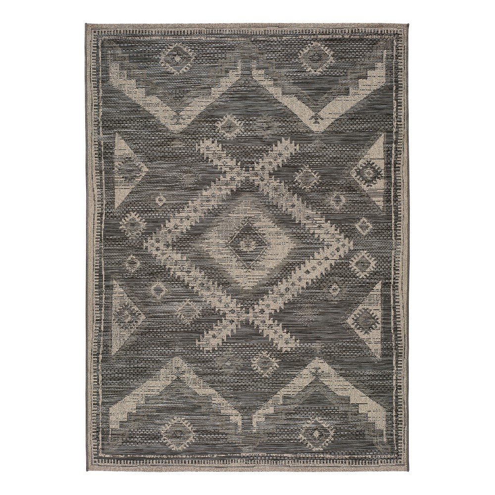 Šedý venkovní koberec Universal Devi Ethnic, 80 x 150 cm v:1389837