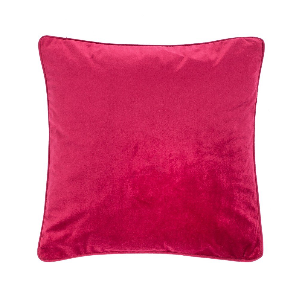 Tmavě růžový polštář Tiseco Home Studio Velvety, 45 x 45 cm v:1281120