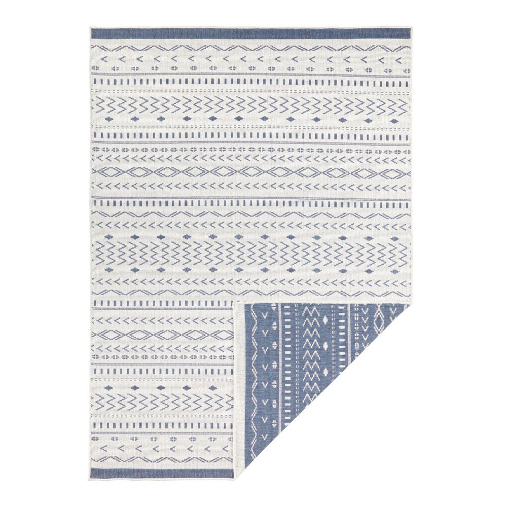 Modro-krémový venkovní koberec NORTHRUGS Kuba, 170 x 120 cm v:1155742