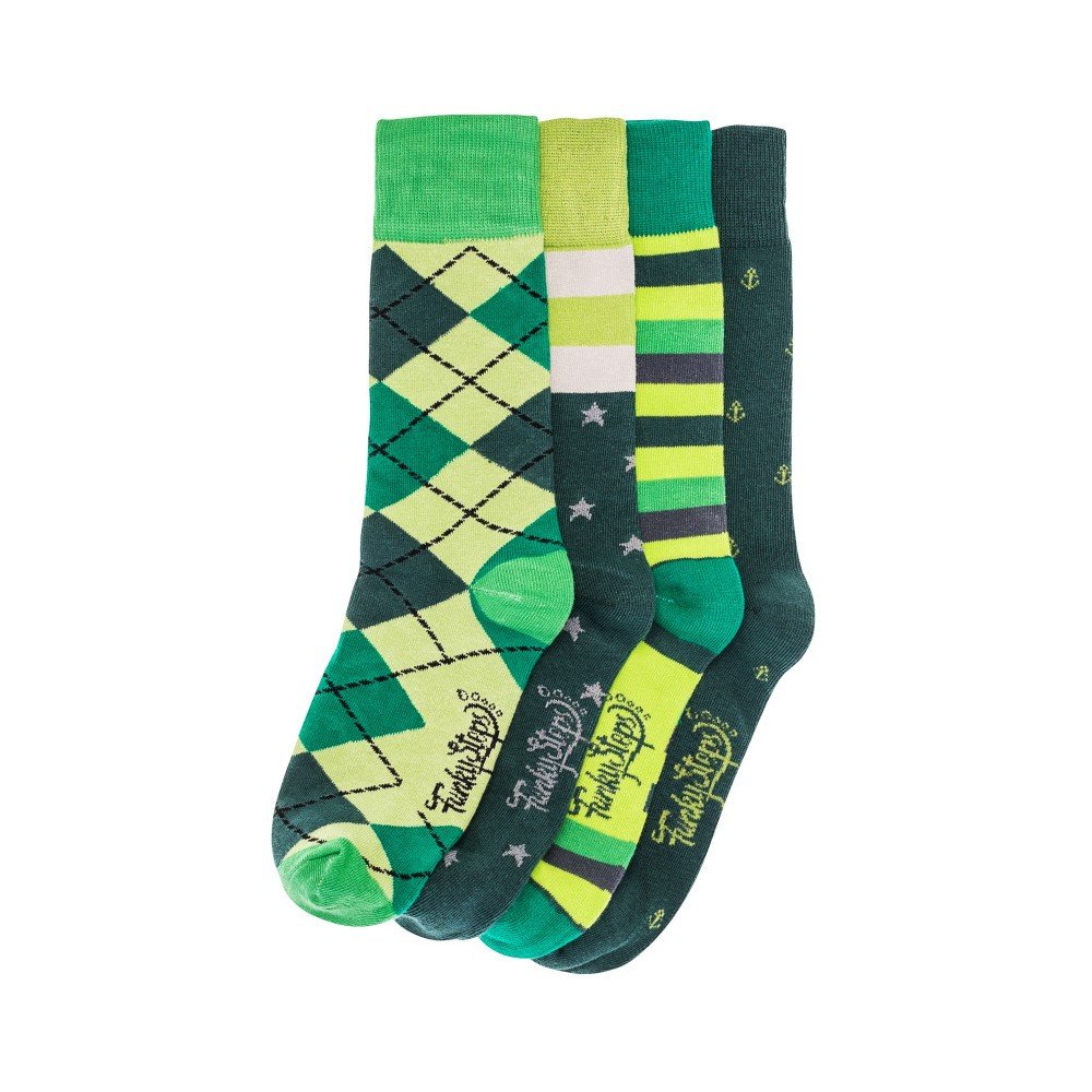 Sada 4 párů unisex ponožek Funky Steps Perila, velikost 39/45 v:876080