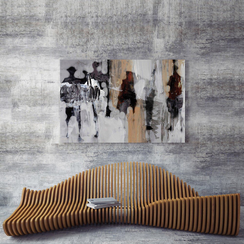Skleněný obraz OrangeWallz Silhouette, 80 x 120 cm v:1144550