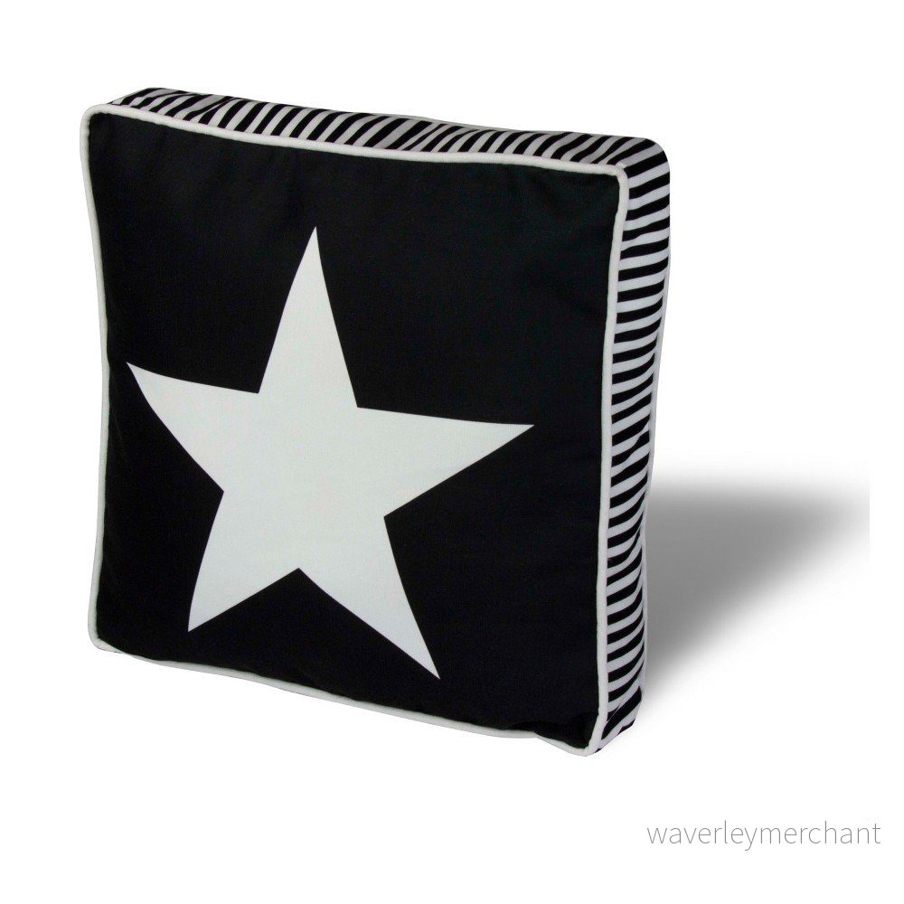 Podsedák s výplní Gravel Star B&W, 42 x 42 cm v:792858