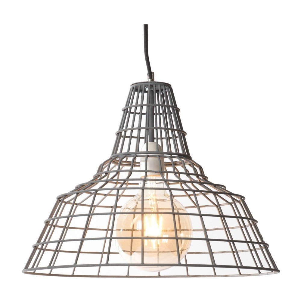 Šedé závěsné svítidlo Look4Lamps Punt Griller v:1083396