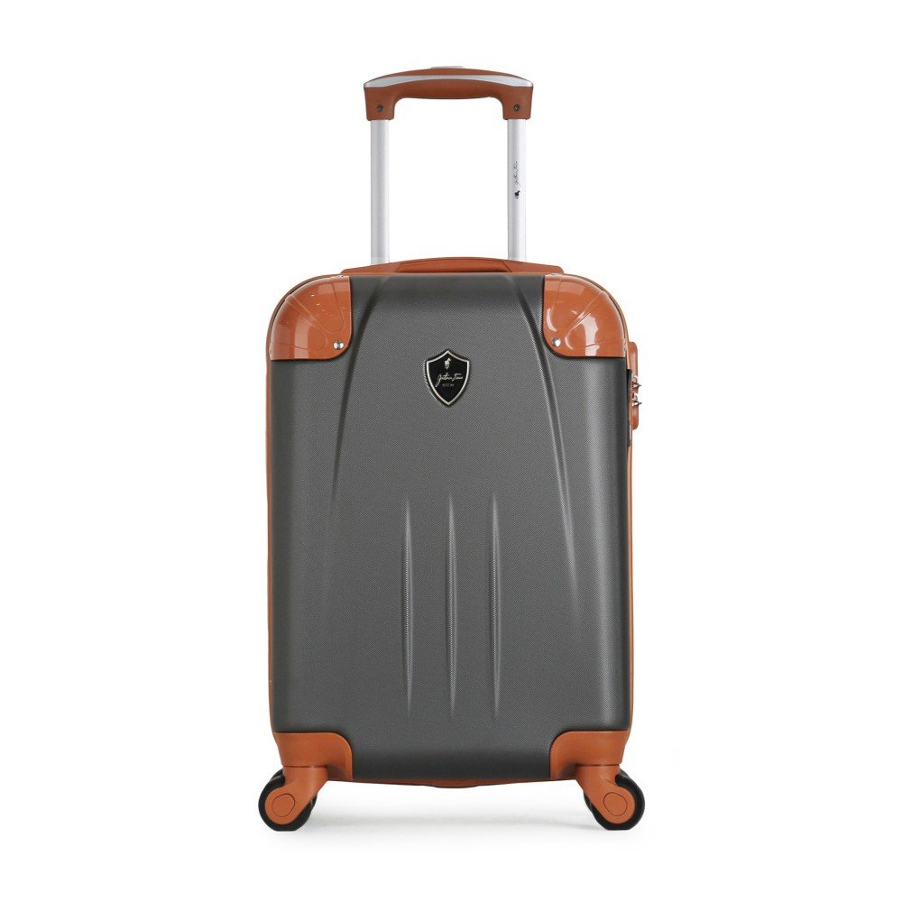 Tmavě šedý cestovní kufr na kolečkách GENTLEMAN FARMER Calsie Valise Cabine, 37 l v:1267860