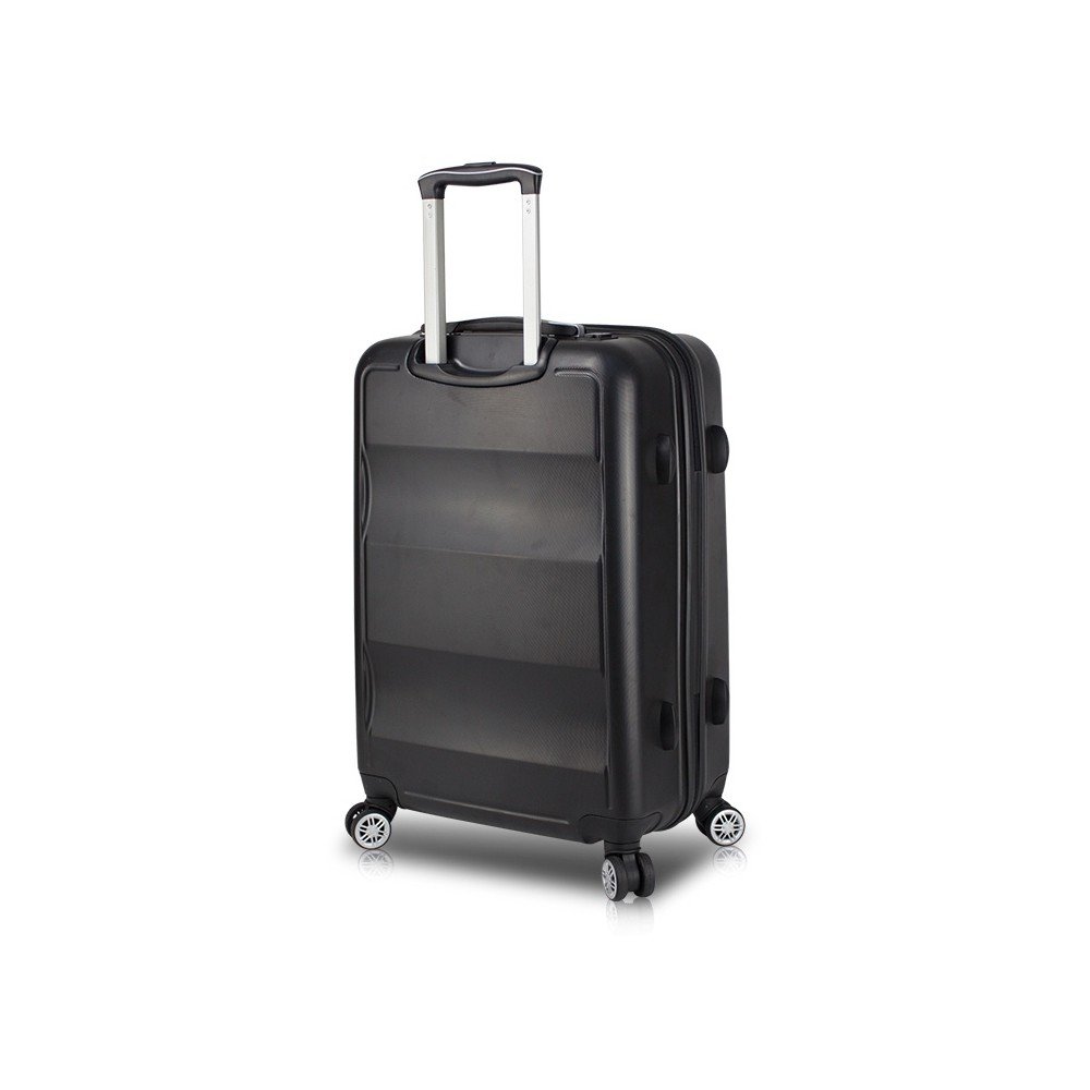 Černý cestovní kufr na kolečkách s USB portem My Valice COLORS LASSO Large Suitcase v:1219954