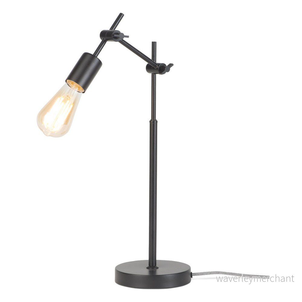 Černá stolní lampa Citylights Sheffield v:1167180