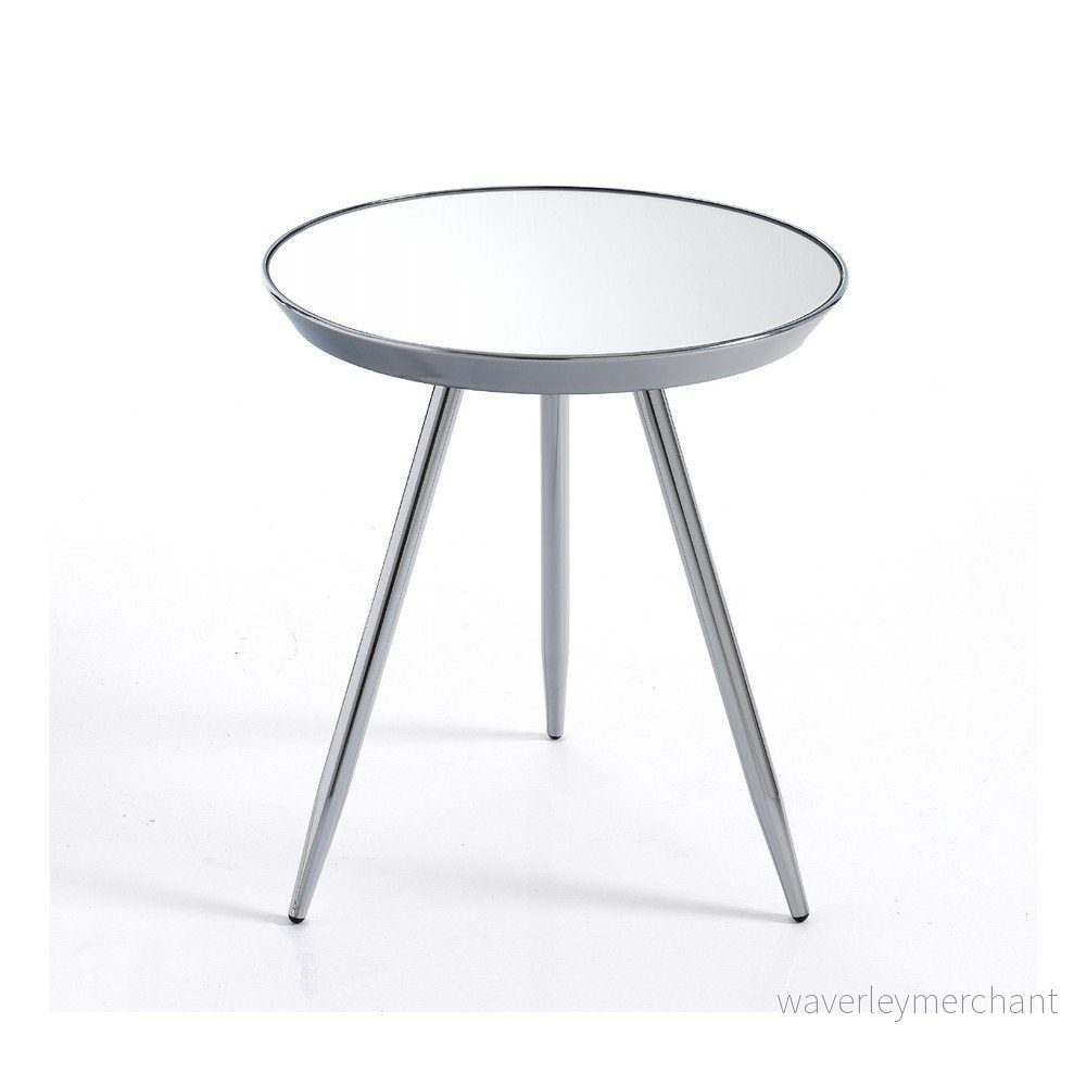 Odkládací stolek ve stříbrné barvě Tomasucci Spok, ø 41,5 cm v:1287734