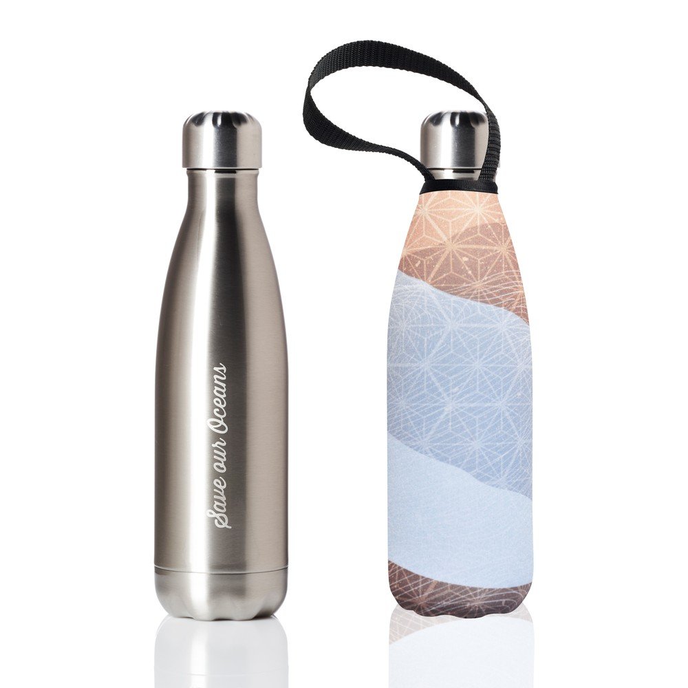 Cestovní termolahev s obalem BBBYO Silver Earth, 500 ml v:1351281