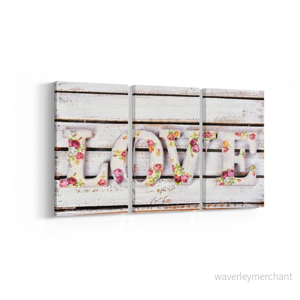 3-dílný obraz Love, 30 x 60 cm v:956110