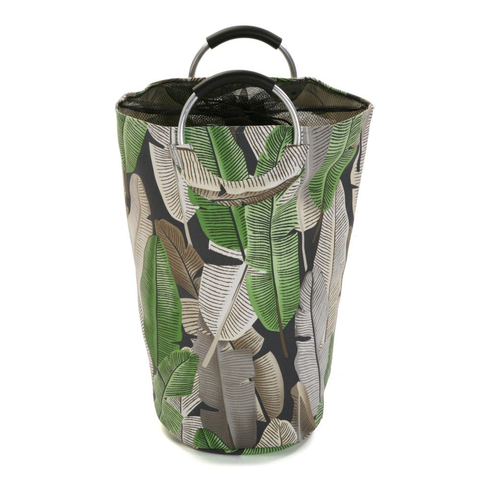 Bavlněný koš na prádlo Versa Green Leafs, výška 58 cm v:1280850 Bavlněný koš na prádlo Versa Green Leafs, výška 58 cm v:1280850