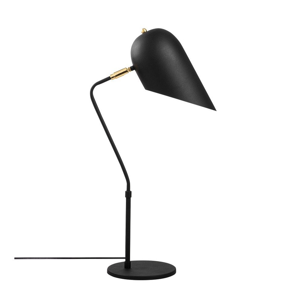Černá kovová stolní lampa Opviq lights Elesa v:1301132