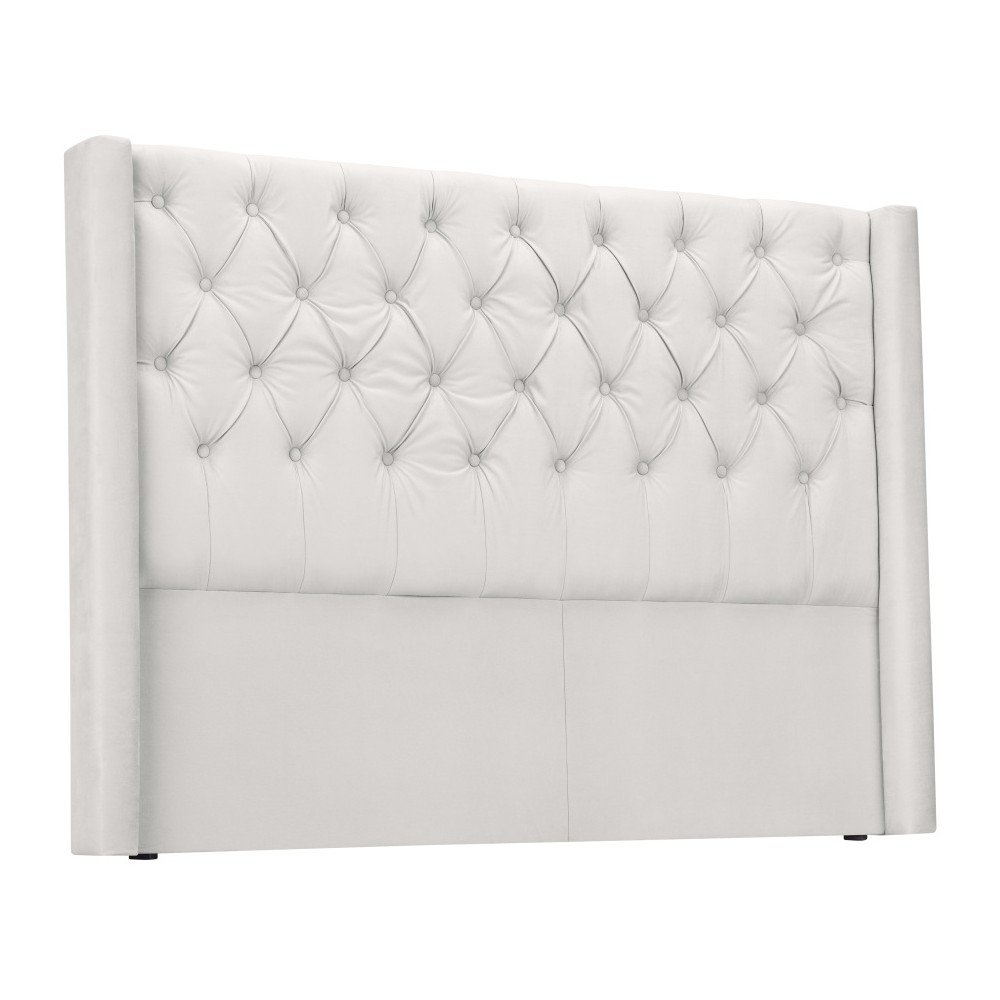 Čelo postele v stříbrné barvě Windsor & Co Sofas Queen, 196 x 120 cm v:1069766