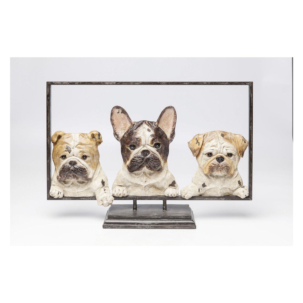 Dekorativní socha Kare Design Dogs In Frame, šířka 63 cm v:1319642