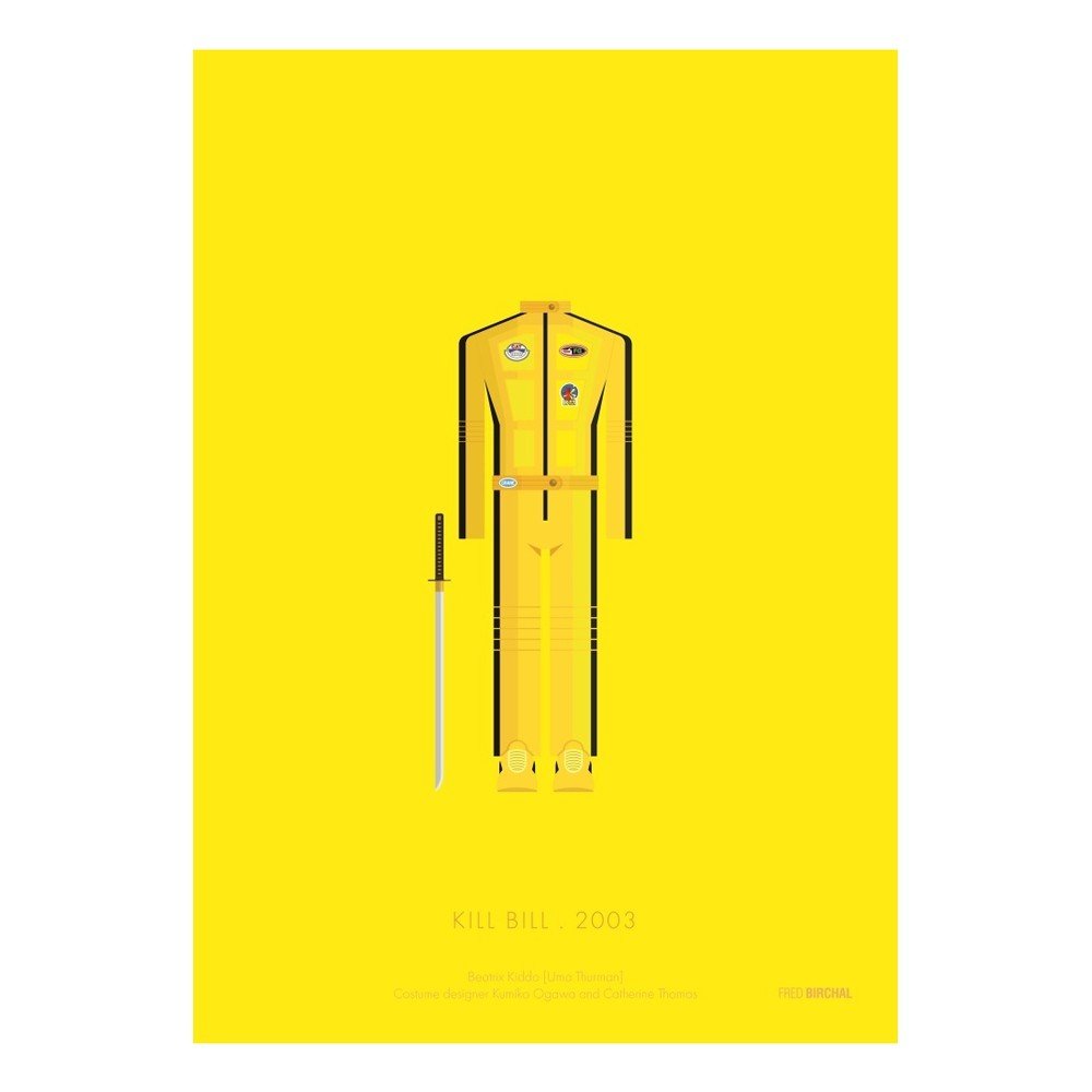 Plakát Costume Artwork Kill Bill v:692964