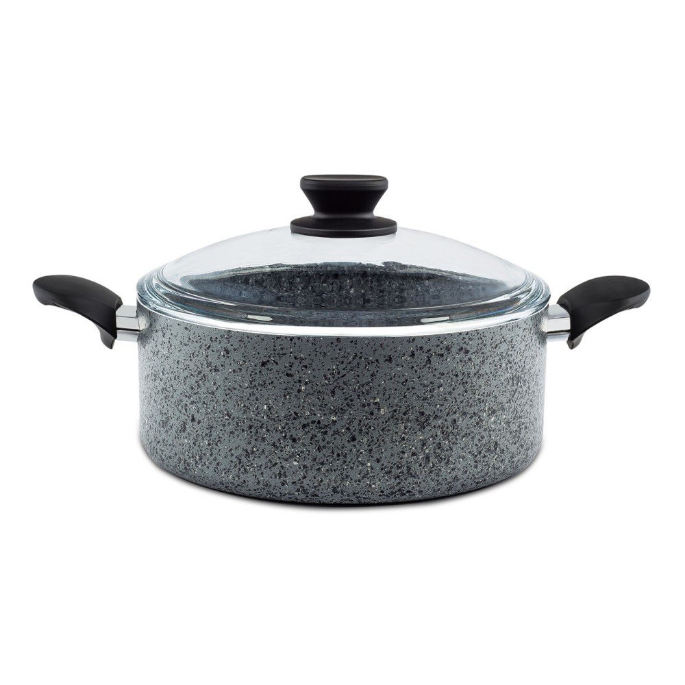 Šedý hrnec s pokličkou Evdokia, ø 30 cm v:1268690