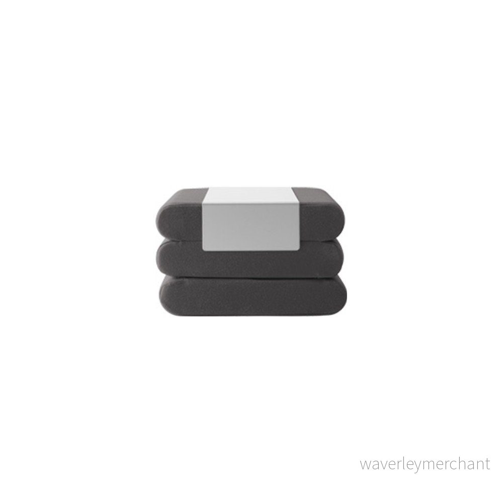 Tmavě šedý rozkládací puf Softline Bingo Eco Cotton Grey White v:1194592