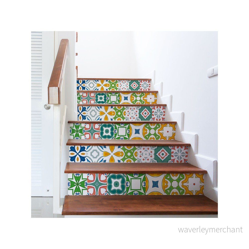 Sada 2 samolepek na schody Ambiance Stairs Stickers Eleas, 15 x 105 cm v:1181658