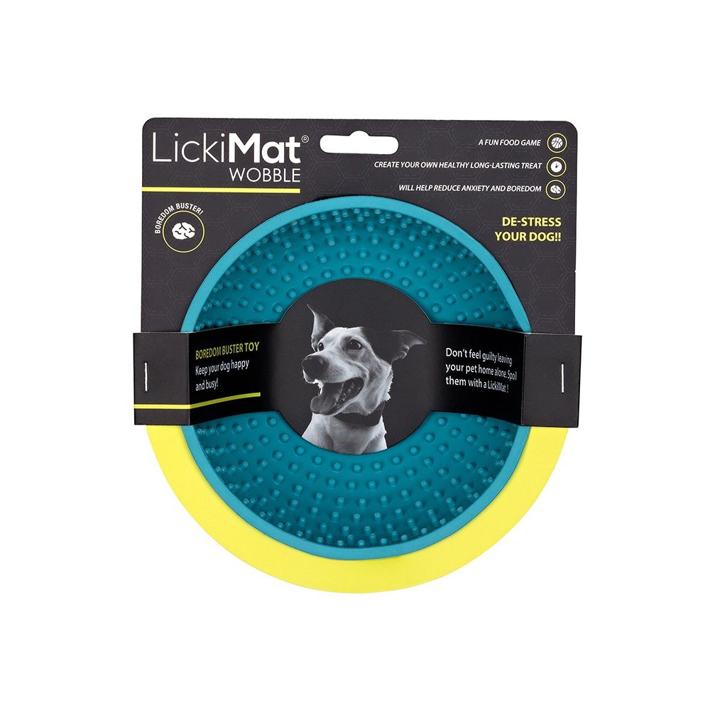 Lízací miska Wobble Turquoise – LickiMat v:1571212